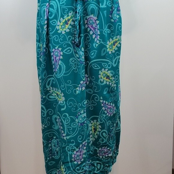 DIANE VON FURSTENBERG Vintage Paisley Maxi Dress size 1X/2X - Picture 7 of 13